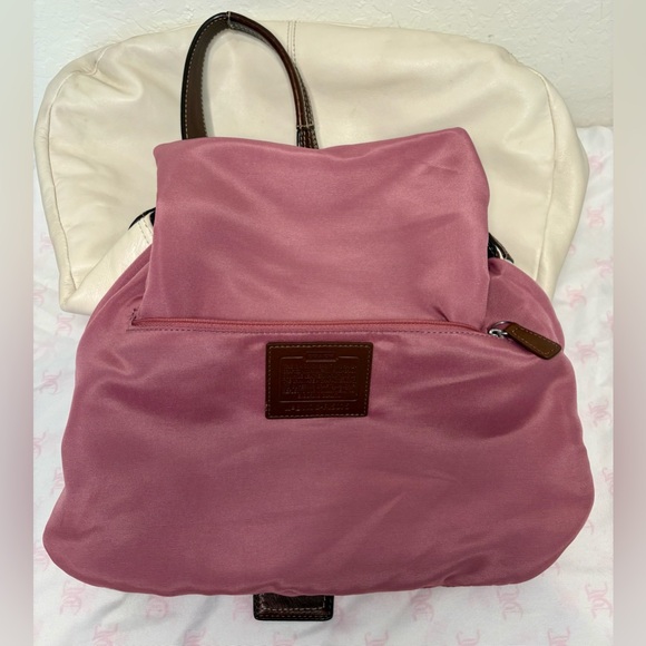 Coach Soho Lynn Hobo in ivory, cognac trim leather & silver-tone hardware - Picture 10 of 15